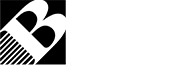 A black and white logo of blood electric company.